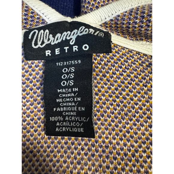 Wrangler Retro Southwestern Poncho Cardigan One Size Fits All - Picture 4 of 6